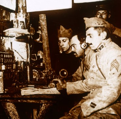Telefonist, c1914-c1918 av Unbekannt