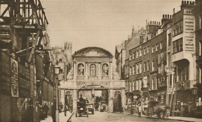Temple Bar: Bygrensen i Stranden i året 1878, c1935. av Unbekannt