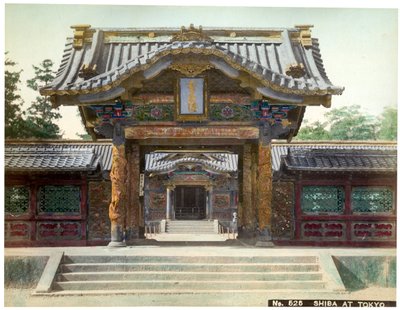 Tempelporten, Shiba, Tokyo, Japan, tidlig på 1900-tallet av Unbekannt