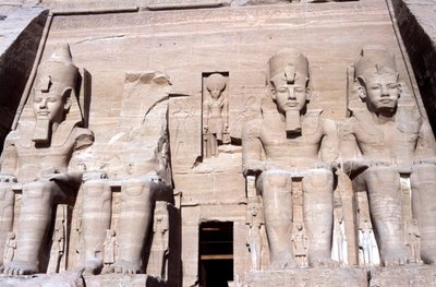 Temple of Abu Simbel, Egypt, 1200-tallet f.Kr av Unbekannt