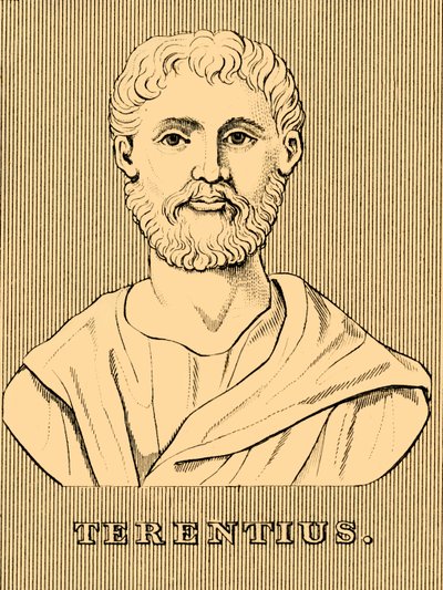 Terentius, ca 195-c 159 f.Kr., 1830 av Unbekannt