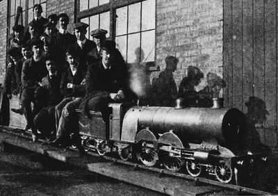 Testing av en miniatyr atlantisk motor på Northampton, 1926 av Unbekannt