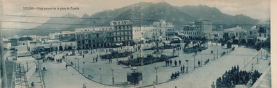 Tetuan - Generell utsikt over Plaza de España, c1910. av Unbekannt
