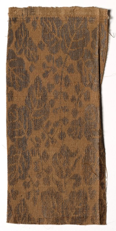 Tekstilfragment, 1800-tallet. av Unbekannt