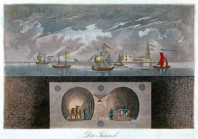 Thames Tunnel, c1830 av Unbekannt