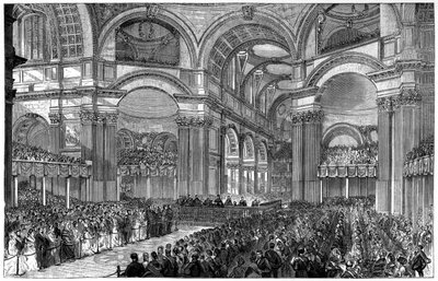 Thanksgiving-gudstjeneste i St Pauls Cathedral, London, 1900 av Unbekannt