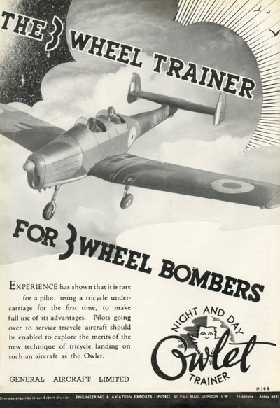 3-hjulstreneren for 3-hjuls bombefly, 1941. av Unbekannt