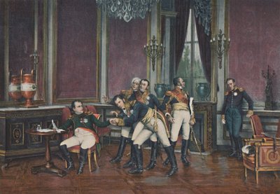 Abdikasjonen, Fontainebleau, 6. april 1814, 1896 av Unbekannt