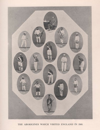 Aboriginerne som besøkte England i 1868, 1912. av Unbekannt