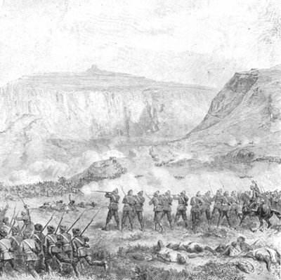 The Abyssinian Expedition, 1868: Slaget ved Arogee, langfredag 10. april 1901. av Unbekannt