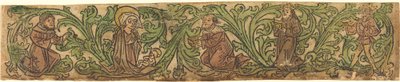 The Adoration of the Magi Set in a Border, c. 1480.    1206147   no       norwegian Successfully Translated  Original: Shepherds Market, Mayfair (colour litho) Translat: Shepherd