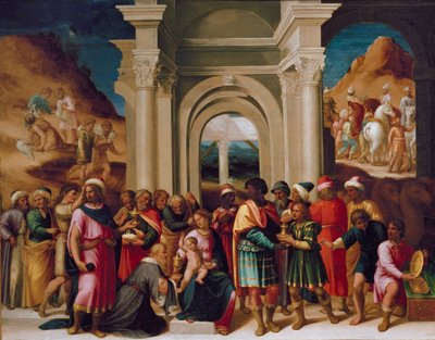 The Adoration of the Magi, c1530 av Unbekannt