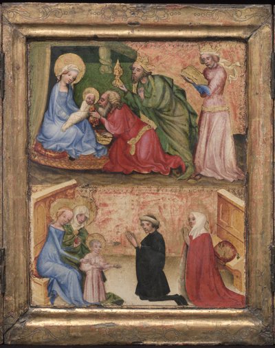 Tilbedelsen av magiene, ca. 1424. av Unbekannt