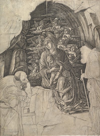 Tilbedelsen av magiene, ca. 1475-80. av Unbekannt