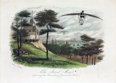 'The Aerial Man', Greenwich, London av Unbekannt