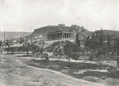 Agora og Akropolis, Athen, Hellas, 1895. av Unbekannt
