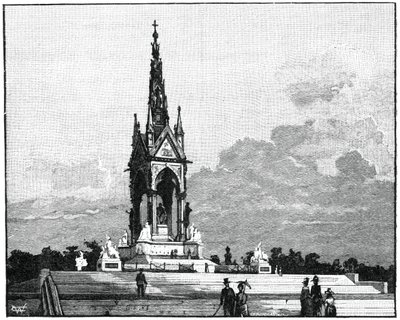 Albert Memorial, Kensington, London, 1900 av Unbekannt