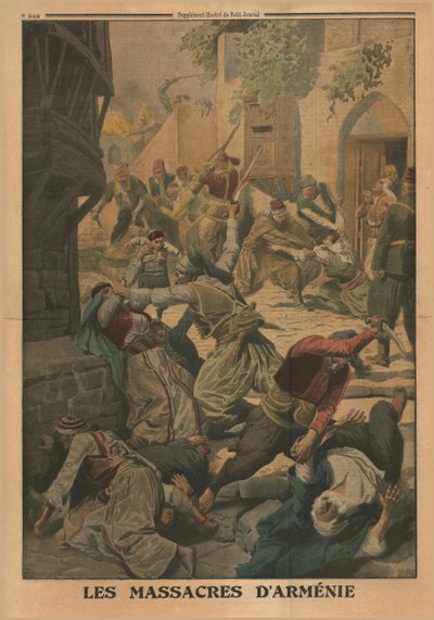 De armenske massakrene, 1915. av Unbekannt