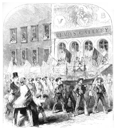 The Atlantic Telegraph Cable, Parade, c1858 av Unbekannt