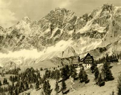 Austriahütte og Dachstein, Steiermark, Østerrike, c1935. av Unbekannt