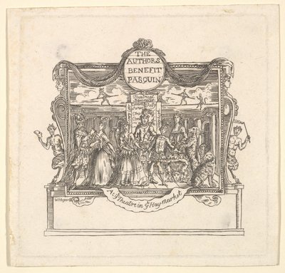 Forfatternes fordel: Pasquin, 1736. av Unbekannt