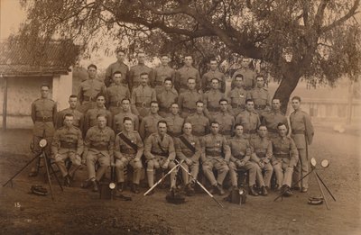 Bataljonssignalerne til den første bataljonen, The Queens Own Royal West Kent Regiment. Poona, In av Unbekannt