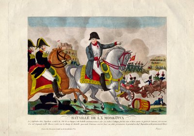 Slaget ved Borodino 26. august 1812, ca 1812 av Unbekannt