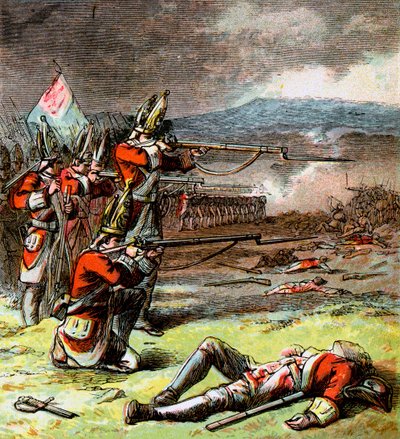 Slaget ved Culloden, 1746, c1850-årene av Unbekannt