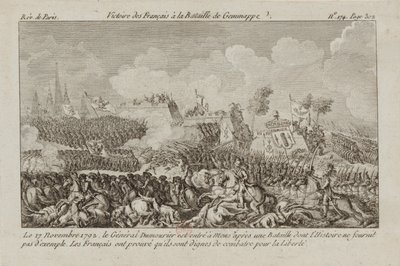 Slaget ved Jemappes, 1792. av Unbekannt
