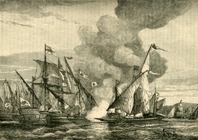 Slaget ved Lepanto, 1571, 1890. av Unbekannt