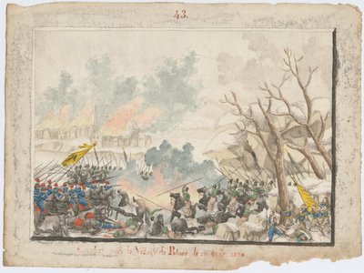 Slaget ved Patnos i oktober 1828, 1829 av Unbekannt