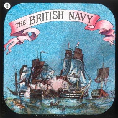 Slaget ved Trafalgar, ca 1900. av Unbekannt