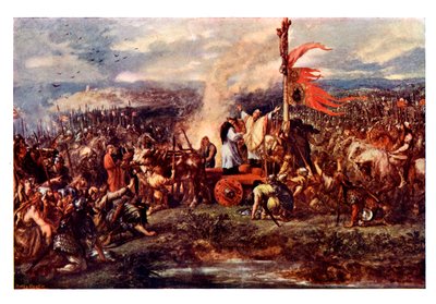 The Battle of the Standard, 1138 AD, 1800-tallet av Unbekannt