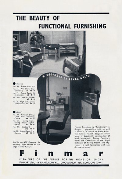 Skjønnheten ved funksjonell innredning - Finmar, 1939 av Unbekannt