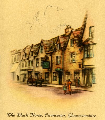 The Black Horse, Cirencester, Gloucestershire, 1936. av Unbekannt