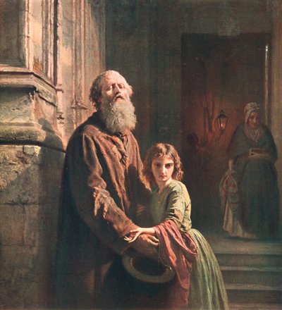 Den blinde tiggeren, 1853, c1902. av Unbekannt