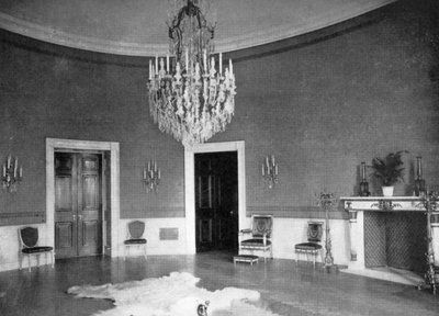 Det blå rommet i Det hvite hus, Washington DC, USA, 1908 av Unbekannt