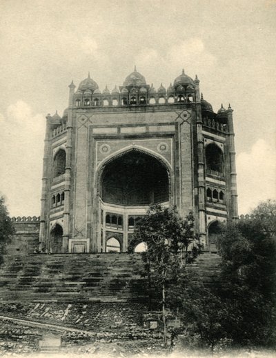 Bolund-porten, Fatehpur Sikri. Agra. av Unbekannt