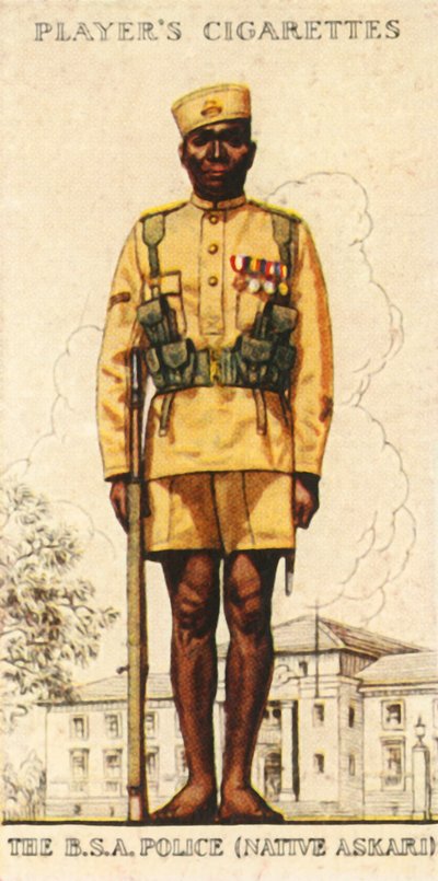 Det britiske Sør-Afrika-politiet Askari, 1936. av Unbekannt