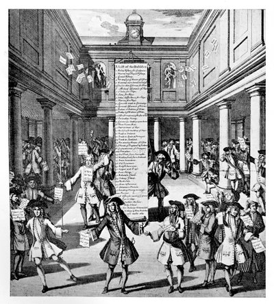 The Bubblers Bubble eller The Devil Take the Hindmost, 1720 av Unbekannt