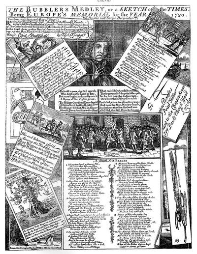 The Bubblers Medley, or a Sketch of the Times, 1720 av Unbekannt