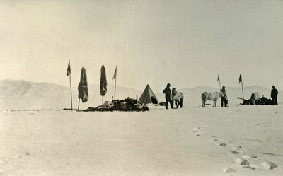 Leiren etter å ha passert den forrige breddegraden lengst sør, november 1908, 1909 av Unbekannt