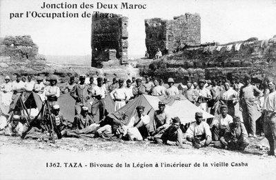 Fremmedlegionens leir, Taza, Marokko, 1904 av Unbekannt