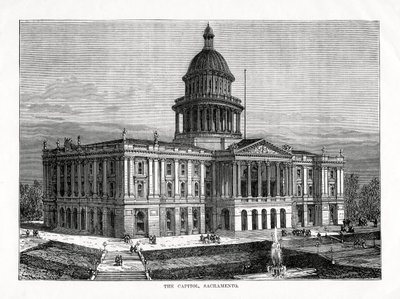 The Capitol, Sacramento, California, USA, 1877 av Unbekannt