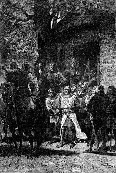 Fangsten av løven Richard, 1192, 1909 av Unbekannt