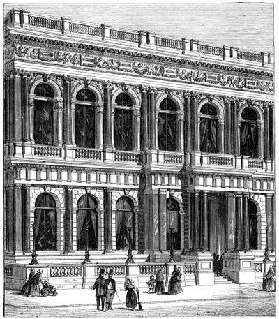 The Carlton Club, London, 1891 av Unbekannt