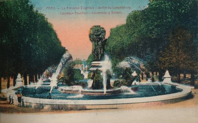 Carpeaux-fontenen - Luxembourghagen, Paris, c1920 av Unbekannt