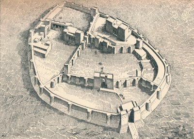 Slottet i Sendshirli i Nord-Syria, c1902, 1903 av Unbekannt