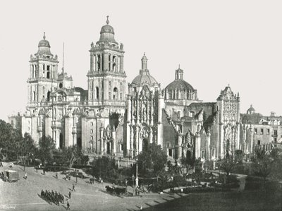Katedralen, Mexico by, Mexico, 1895. av Unbekannt