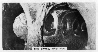 The Caves, Hastings, Sussex, c1920-tallet av Unbekannt